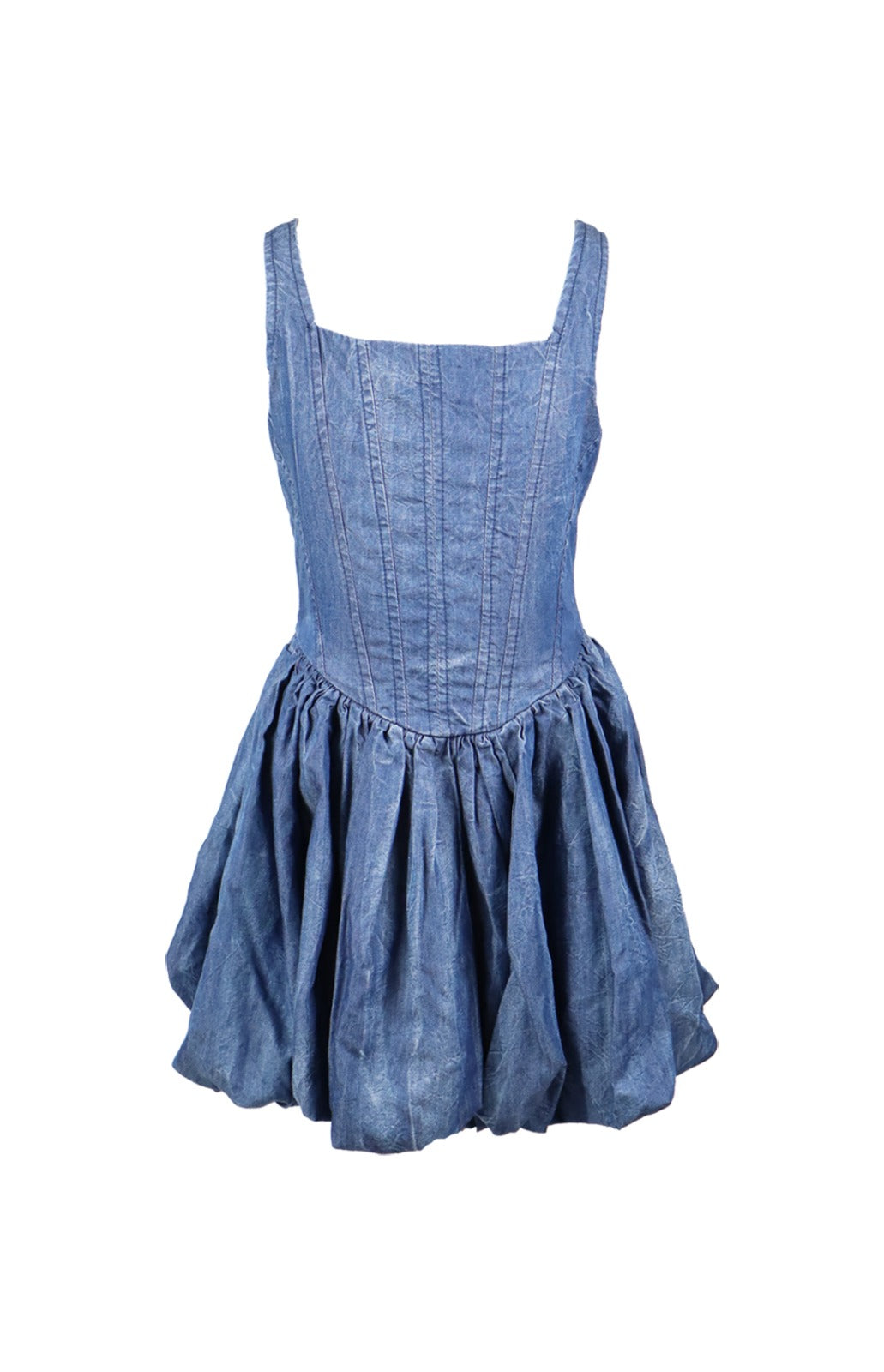 fbz Denim Corset Dress – Nava Jean