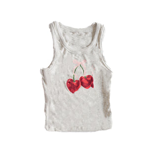 fbz Cherry with Bow Tank Top