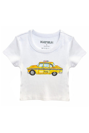KatieJ NY Taxi Graphic Tee