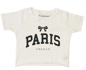 Prince Peter Paris Bow Oversized Crop Tee