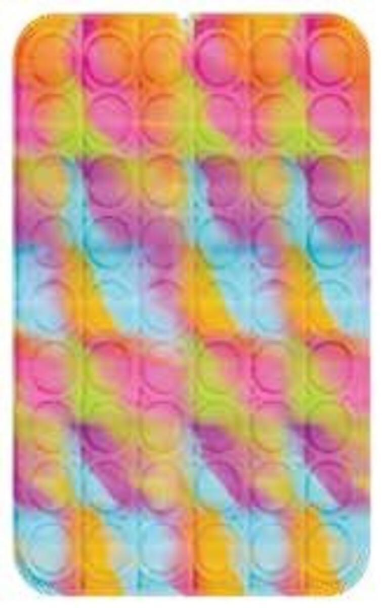 Iscream Rainbow Tie Dye Popper Pencil Case