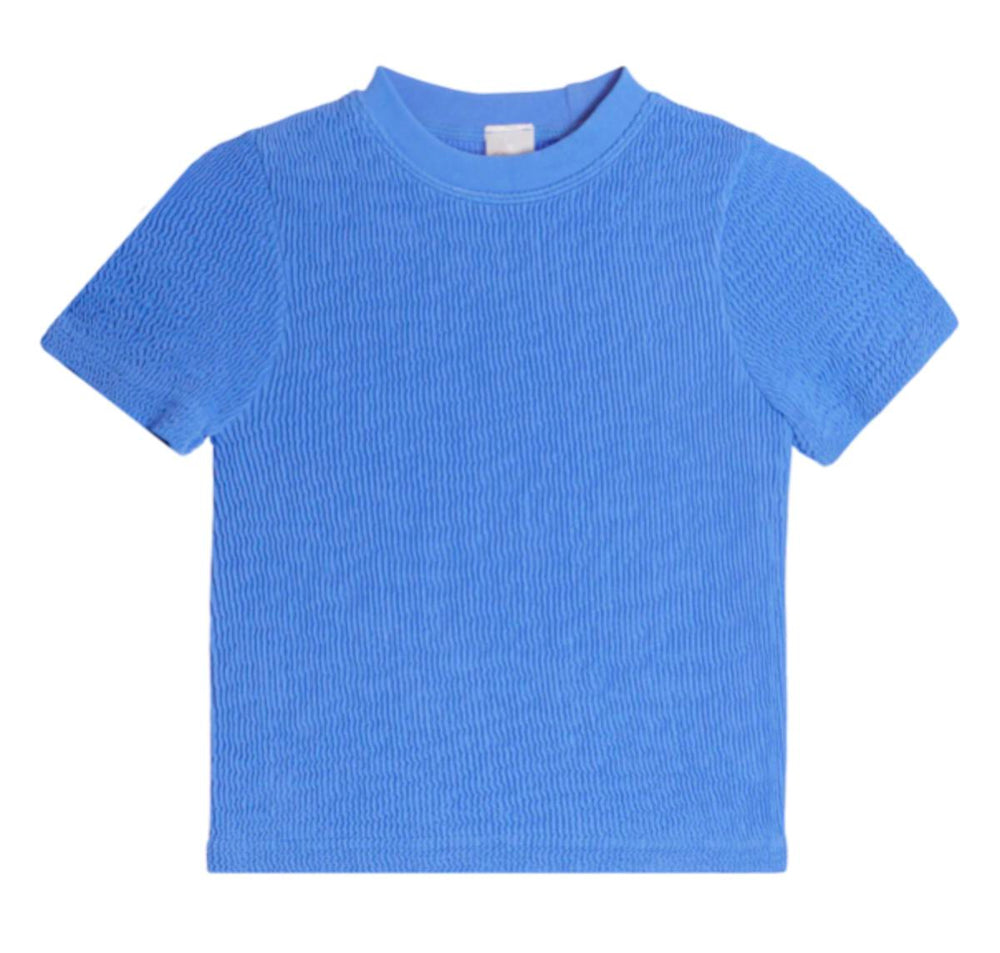 Suzette Smocking Short Sleeve Top