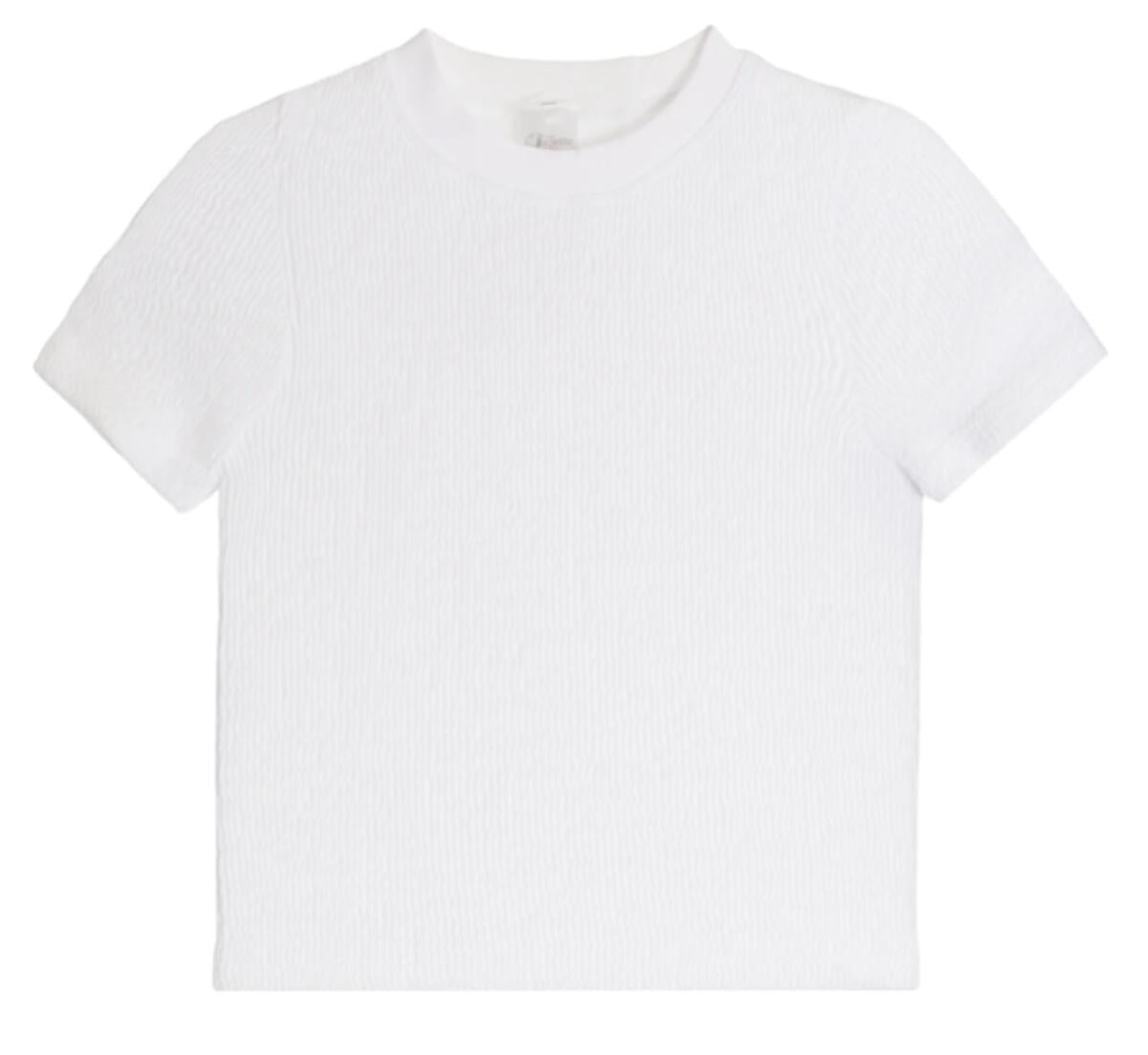 Suzette Smocking Short Sleeve Top