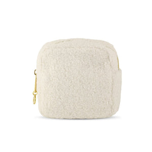 Carrying + Kind Charming Cosmetic Bags, Ivory Boucle