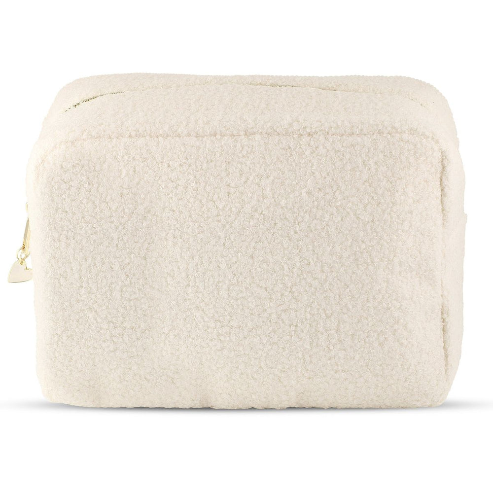 Carrying + Kind Charming Cosmetic Bags, Ivory Boucle