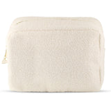 Carrying + Kind Charming Cosmetic Bags, Ivory Boucle