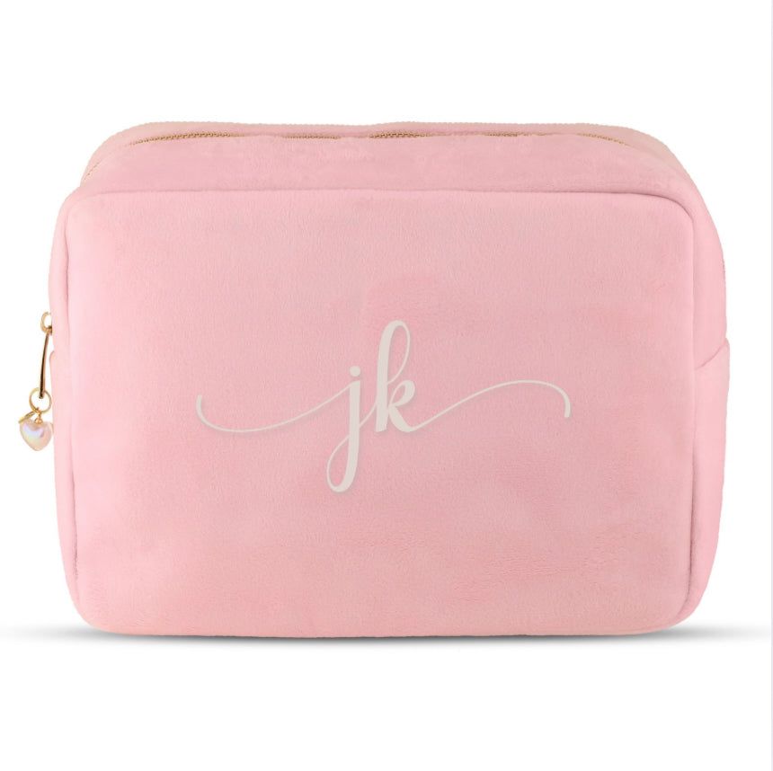 Carrying + Kind Charming Cosmetic Bags, Pink