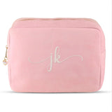 Carrying + Kind Charming Cosmetic Bags, Pink