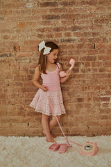 ThemeNY Sofia Pink Mini Skirt