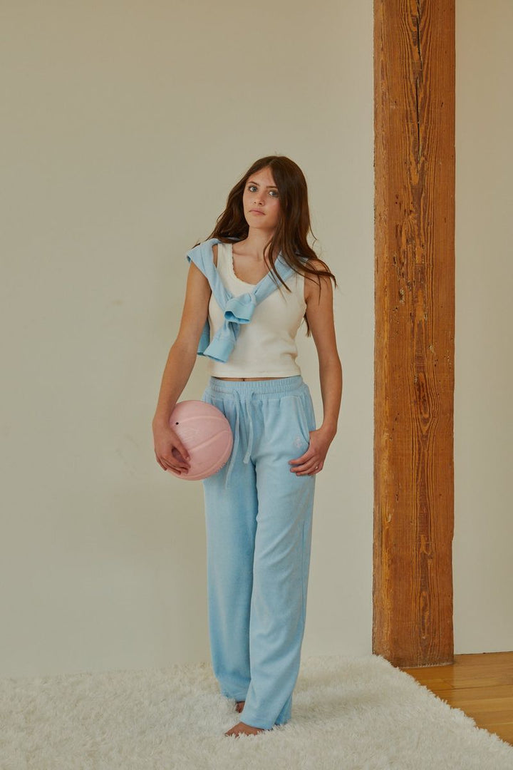 ThemeNY Harlow White Heart Cut Out Tank