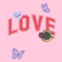 Prince Peter Valentine Patches Crop Tee