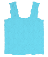 Suzzete Collection Smocking Lace Tank