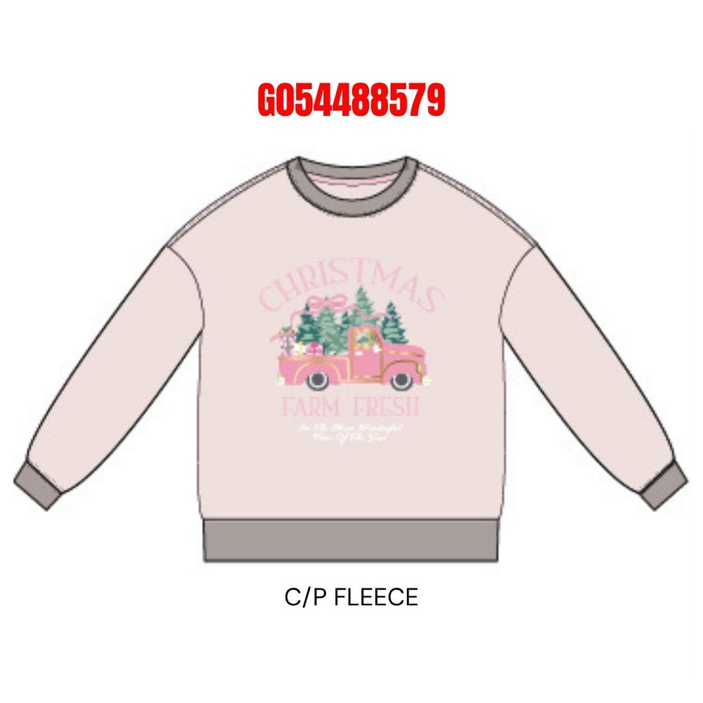 Christmas Farm Fresh Graphic Sweatshirt