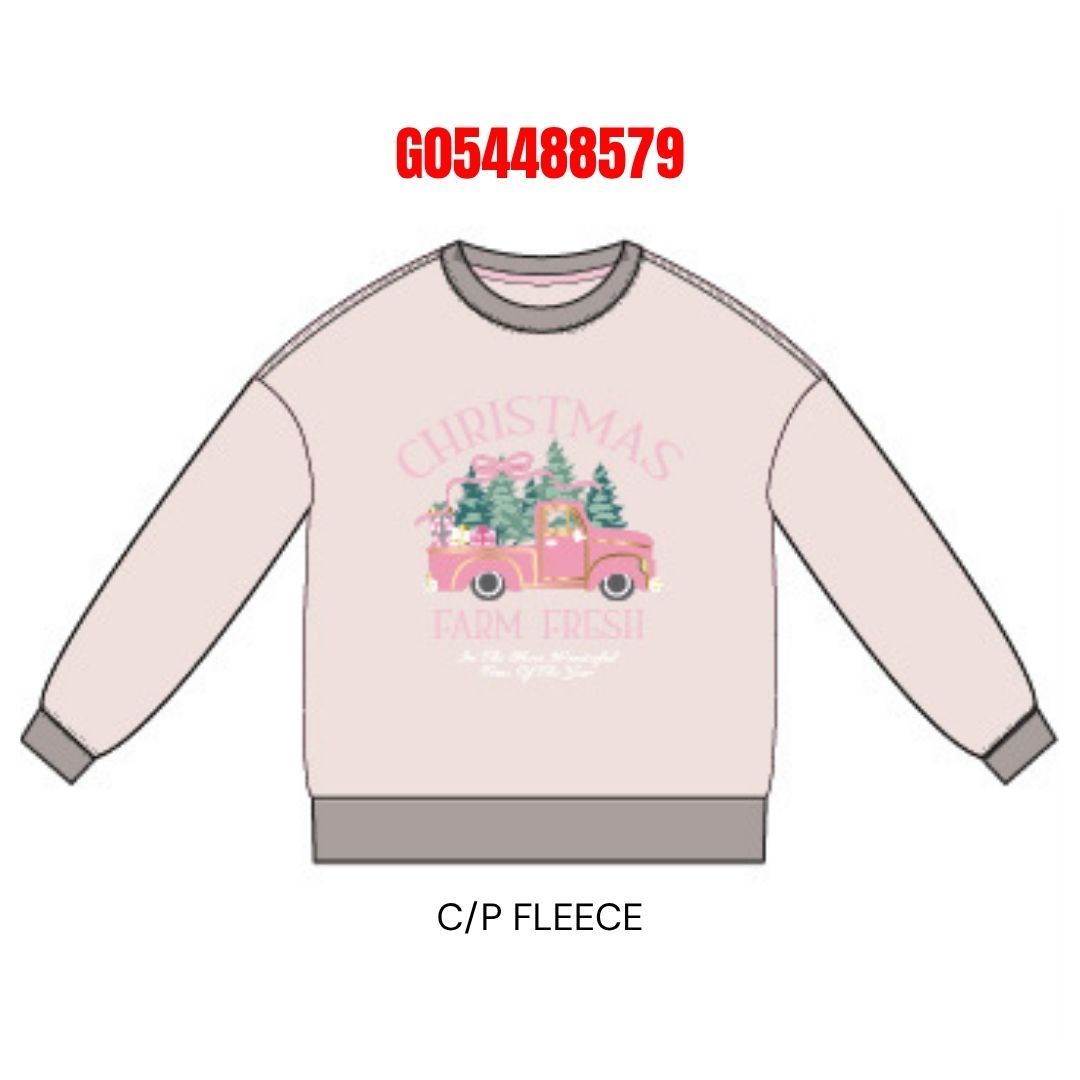 Christmas Farm Fresh Graphic Sweatshirt