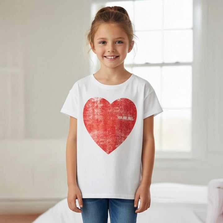 Lux Tees You Are Here Loose Tee, White