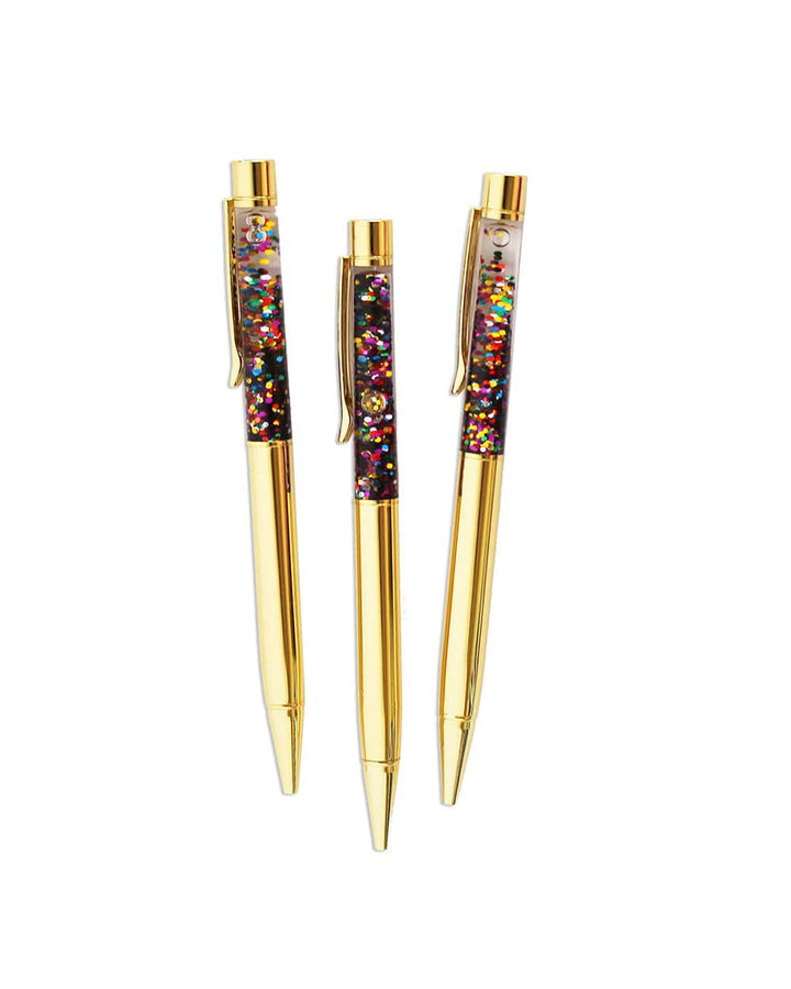 Packed Party Essentials Confetti To The Point Ballpoint Pens