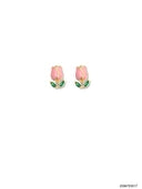 Tulip Stud Gold Earings