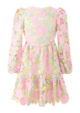 Marlo Kids Estella Embroidered Mini Dress, Floral