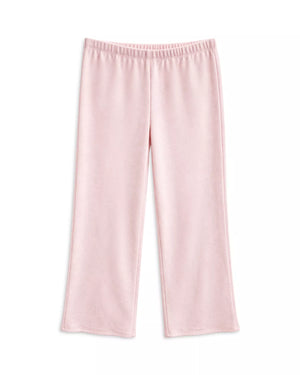 KatieJ Tucker Terry Wide Leg Pant, Baby Pink