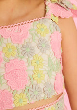 Marlo Kids Estella Embroidered Top, Floral