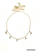 Theia Bree Short Necklace, Gold