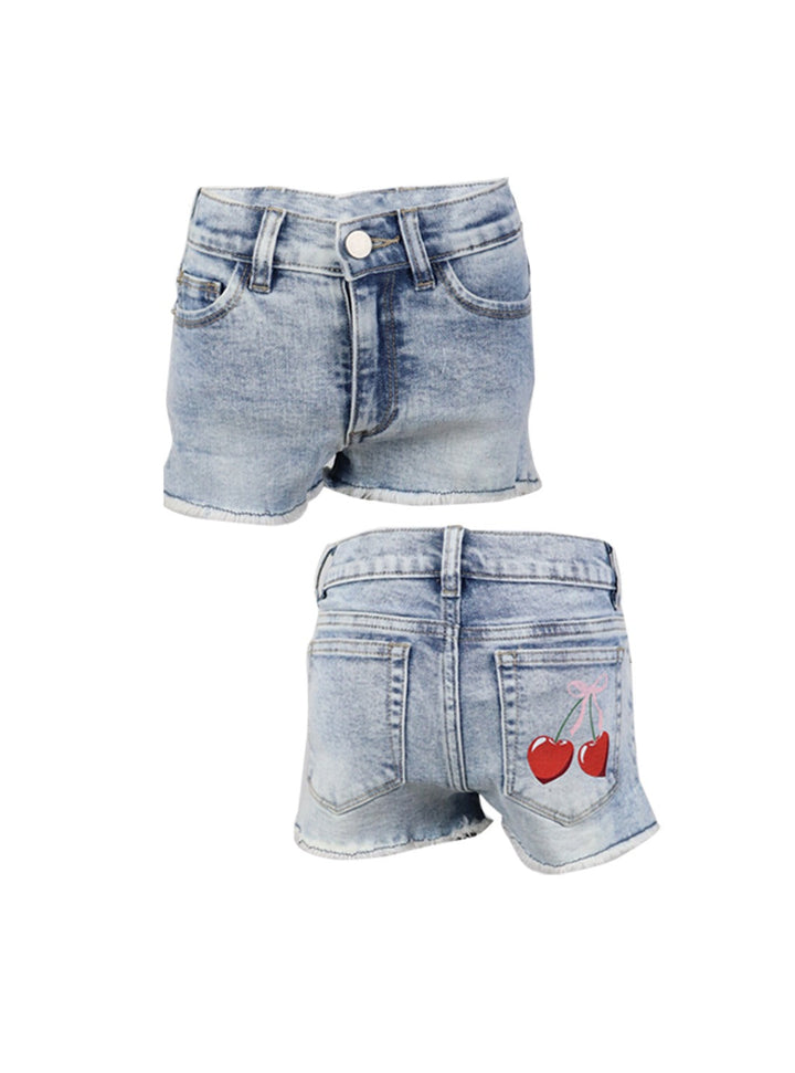 fbz Denim Cherry Shorts