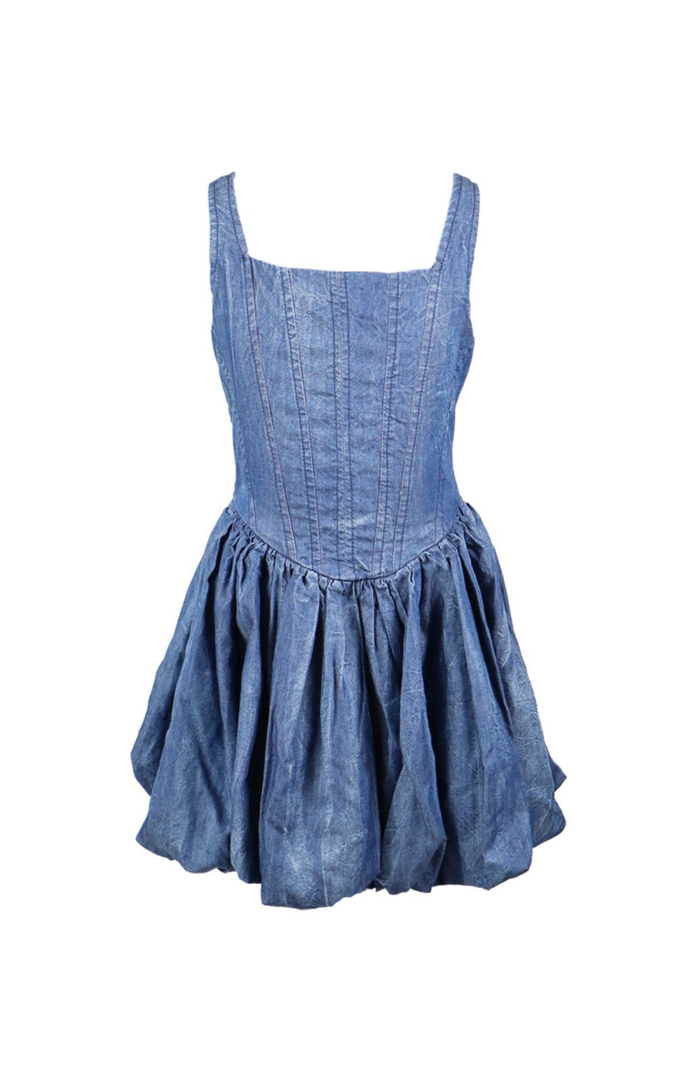 fbz Denim Corset Dress – Nava Jean