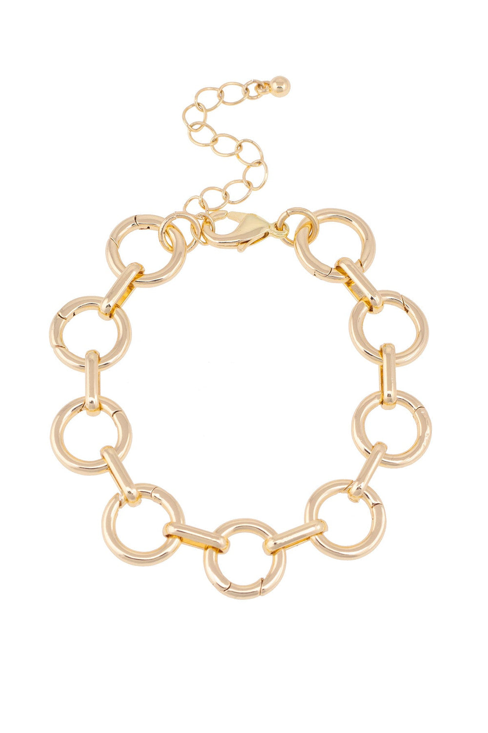 Canvas Style Juliette Charm Collector Bracelet Base, Shiny Gold