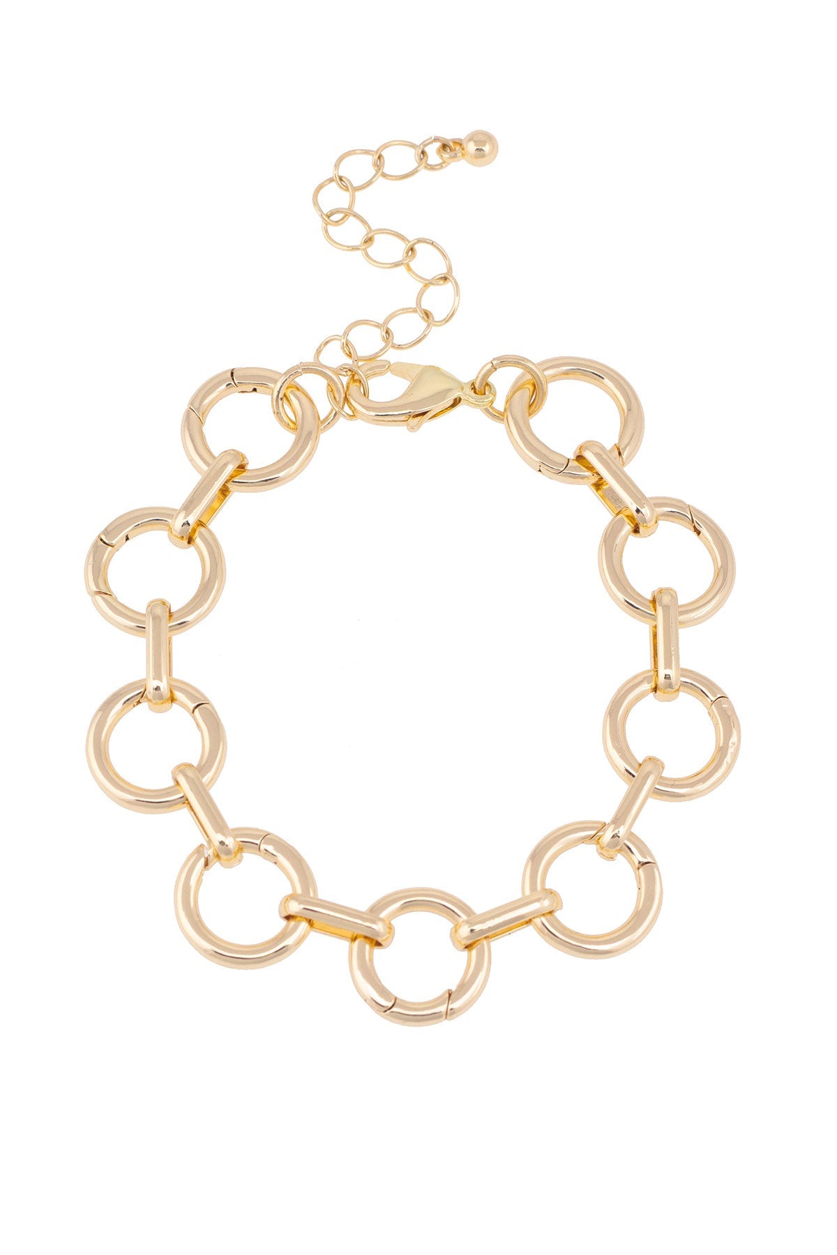 Canvas Style Juliette Charm Collector Bracelet Base, Shiny Gold