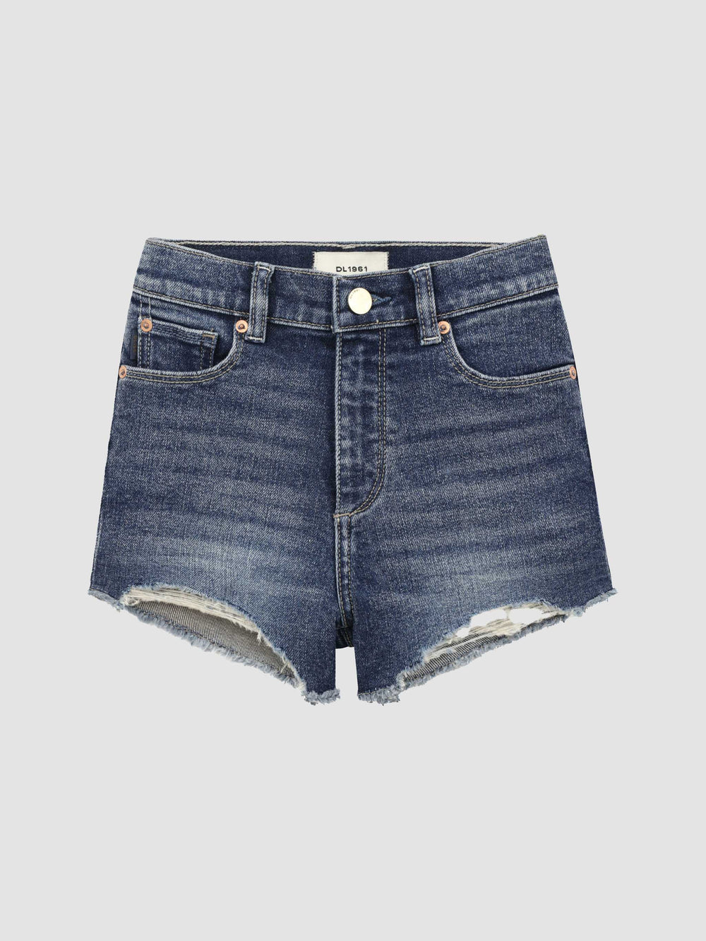 DL1961 Lucy High Rise Tween Denim Shorts