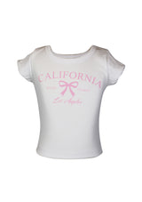 fbz Los Angeles California Bow T-Shirt