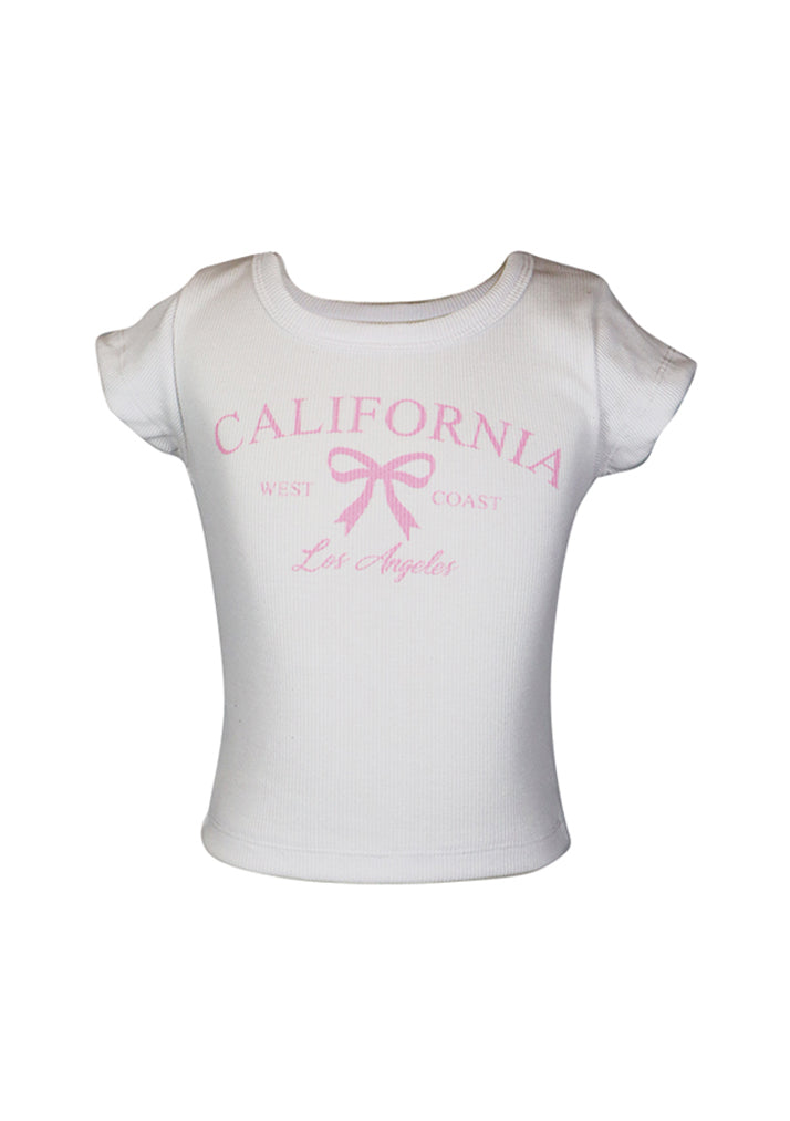 fbz Los Angeles California Bow T-Shirt