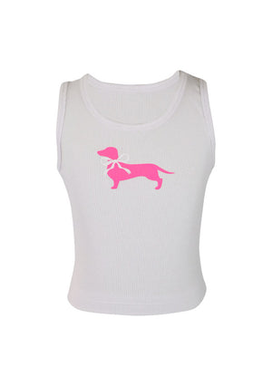 fbz Hot Pink Dog Tank Top