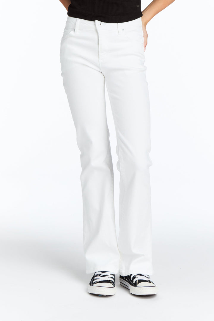 Tractr Basic Five Pocket Flare, White