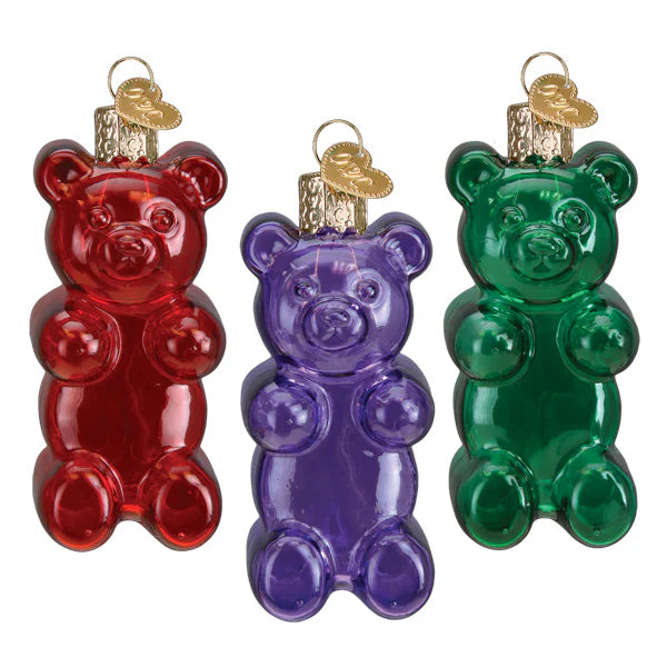 Old World Christmas Jelly Bear Set Ornament