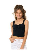Malibu Sugar Seamless Ribbed Wide Strap Cami for Tweens