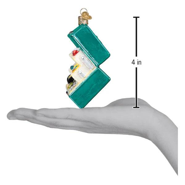 Old World Christmas Tackle Box Ornament