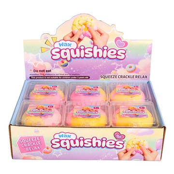 Wax Squishes Donut Wax Crackle Fidget Clay Toy
