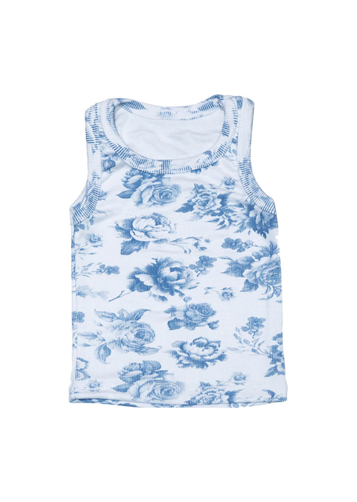 fbz Blue Toile Tank