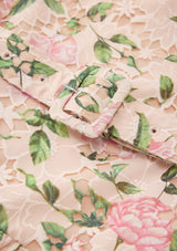 Marlo Kids Leonora Embroidered Mini Dress, Floral