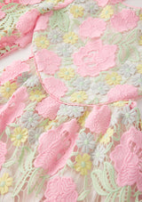 Marlo Kids Estella Embroidered Mini Dress, Floral