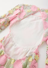 Marlo Kids Estella Embroidered Mini Dress, Floral