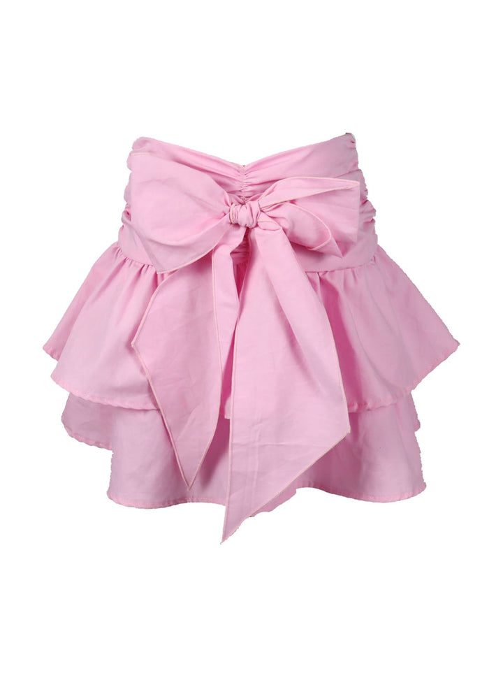 fbz Pink Blow Poplin Skirt