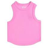 Iscream Rose Cropped Ribbed Racerback Tank Top, S-M(7-10)