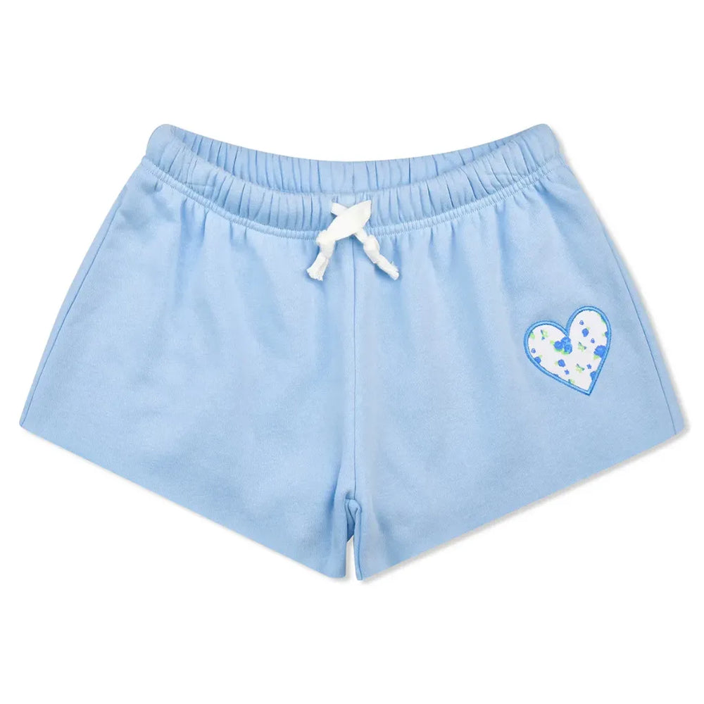 Iscream Blue Floral Sweat Shorts