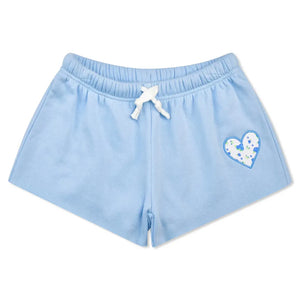 Iscream Blue Floral Sweat Shorts