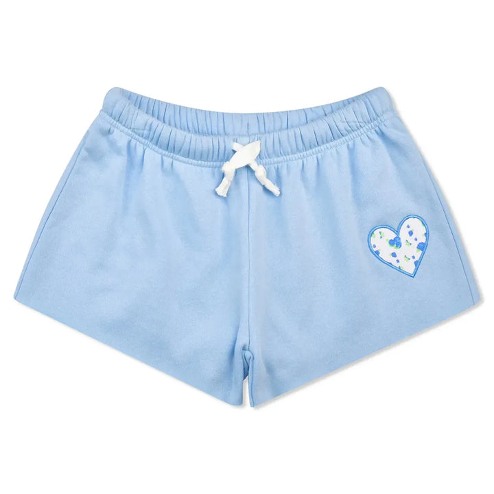 Iscream Blue Floral Sweat Shorts