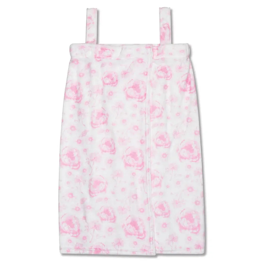 Iscream Pretty Pink Toile Spa Wrap, Youth Medium/Large 10-14Y