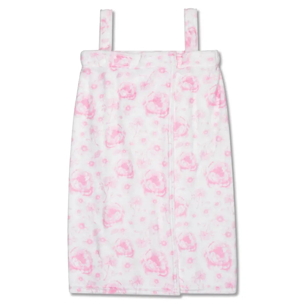 Iscream Pretty Pink Toile Spa Wrap, Youth Medium/Large 10-14Y