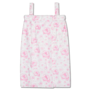 Iscream Pretty Pink Toile Spa Wrap, Youth Medium/Large 10-14Y